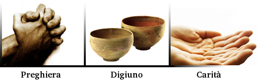 Preghiera, digiuno, carità