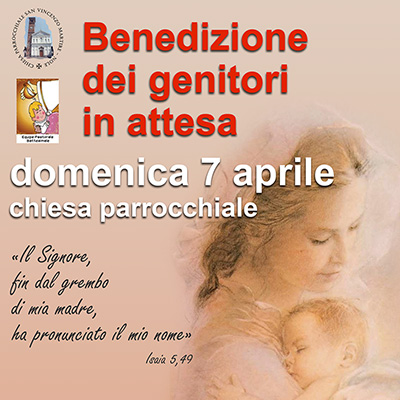 Benedizione dei genitori in attesa