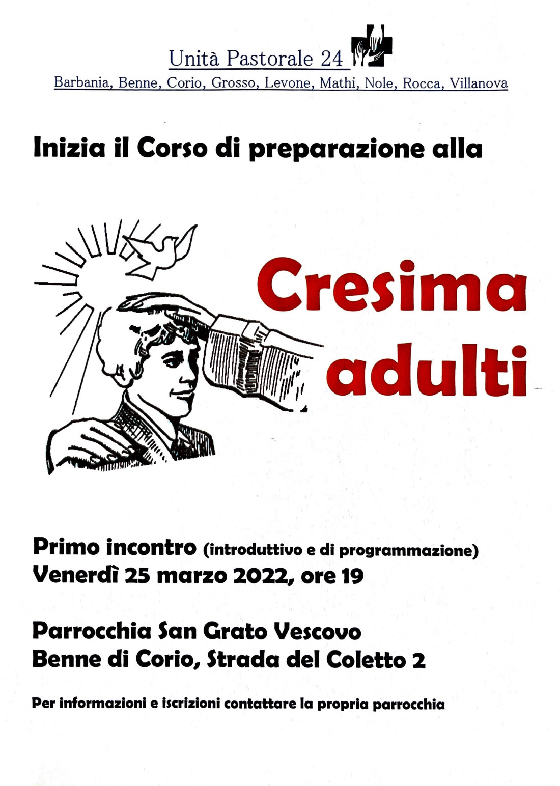 Corso Cresima adulti - 2022
