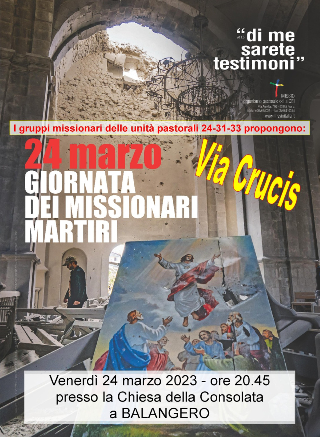 Via Crucis - Giornata dei Missionari Martiri 2023