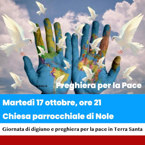 17 ottobre: Giornata di digiuno e preghiera per la pace in Terra Santa