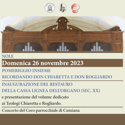 Domenica 26 novembre 2023: Parrocchie di Cumiana a Nole