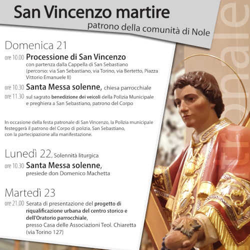 Festa Patronale di San Vincenzo Martire 2024