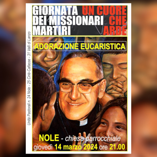 Adorazione Eucaristica - Giornata dei Missionari Martiri (2024)