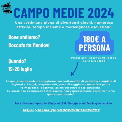 Campo Medie - Luglio 2024