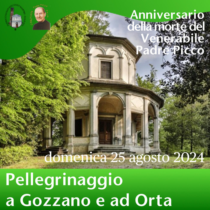 Pellegrinaggio a Gozzano e al Sacro Monte di Orta (25 agosto 2024)