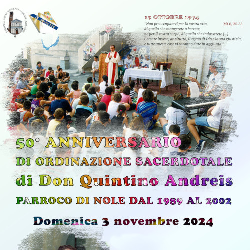 50º Anniversario di Ordinazione Sacerdotale di Don Quintino Andreis