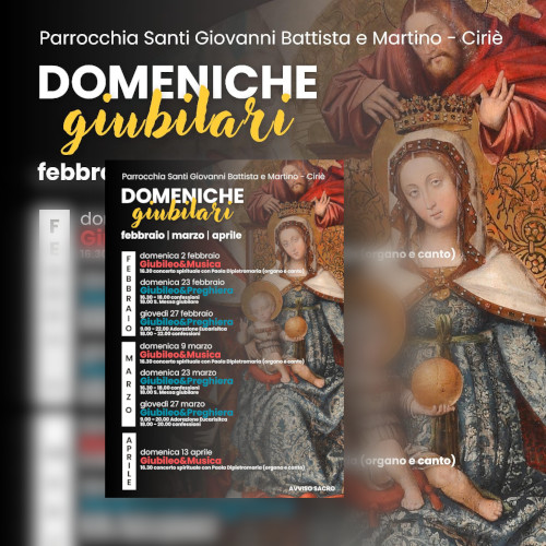 Parrocchia di Ciriè - Domeniche giubilari (febbraio - aprile 2025)