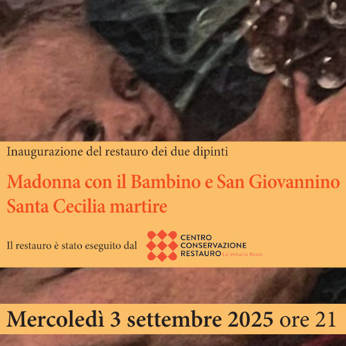 Inaugurazione del restauro di due dipinti (3 settembre 2025)
