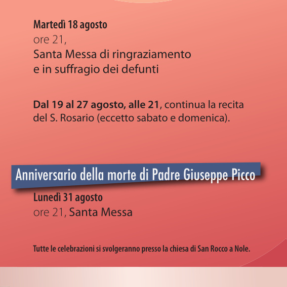 Festa dell’Assunta e di San Rocco (2026)