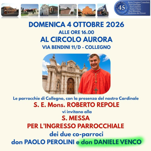 Ingresso parrocchiale di don Daniele Venco